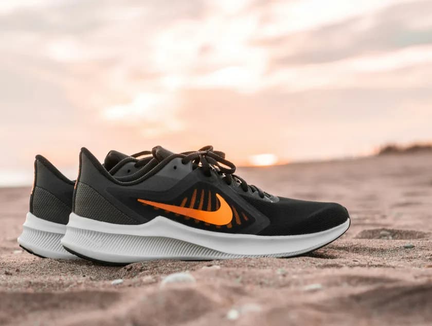A pair of running shoes